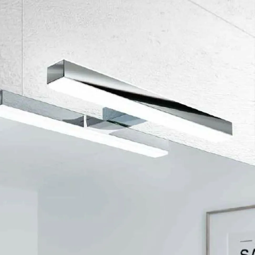 Aplique De Baño LED Baho FOCO 30 Cm Cromado Luz Fría – APLIQ022B – Gamma