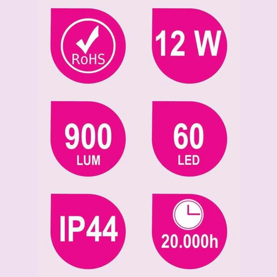 Aplique LED Blanco O Negro – Oxen