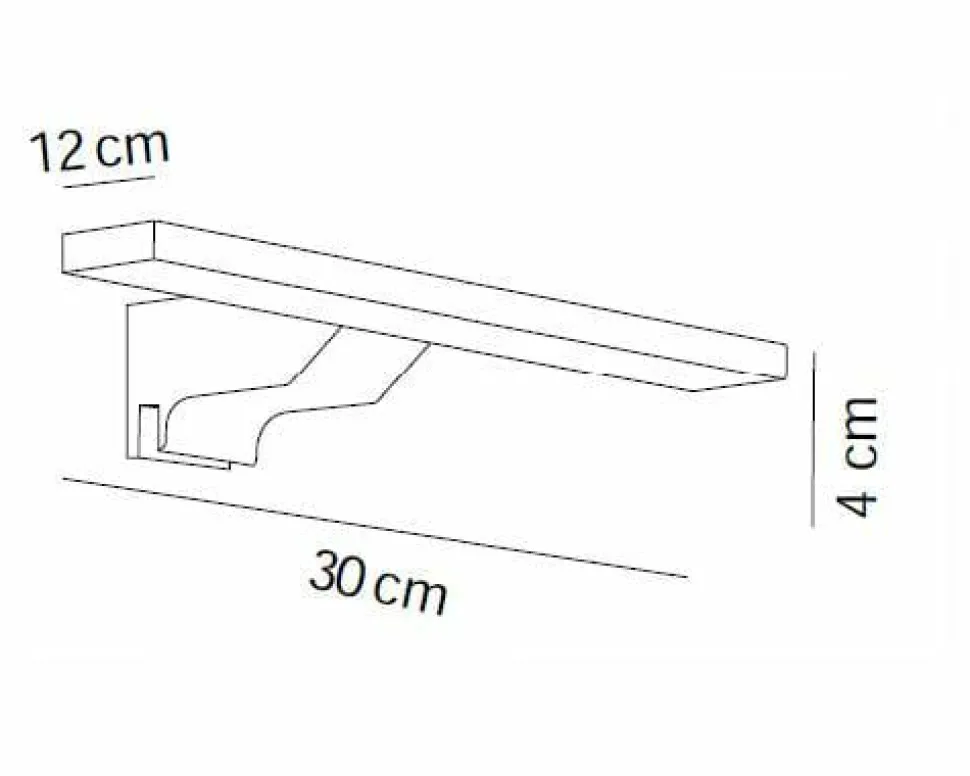 Aplique Led 300Mm Cuadrado – Cromo Modelo Apliques – 7647002 – Manillons Torrent