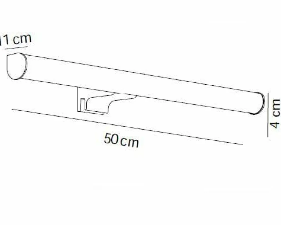 Aplique Led 500 Mm Redondo – Cromo Modelo Apliques – 7644002 – Manillons Torrent