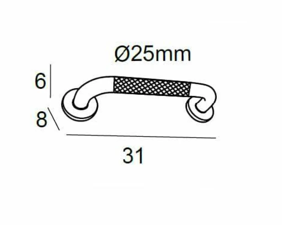 Asa Antid. 31Cm Inox 304 – Cromo Modelo Ayudas Tecnicas – 6389002 – Manillons Torrent