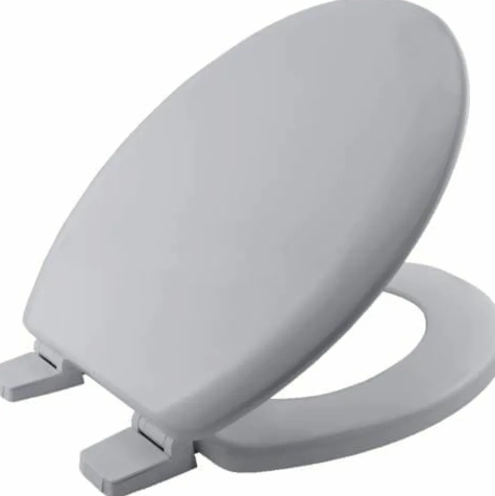 Asiento Para Inodoro, Adaptación Universal. Madera Prensada, Color Gris Manhattan. 5000AR492 – Nofer