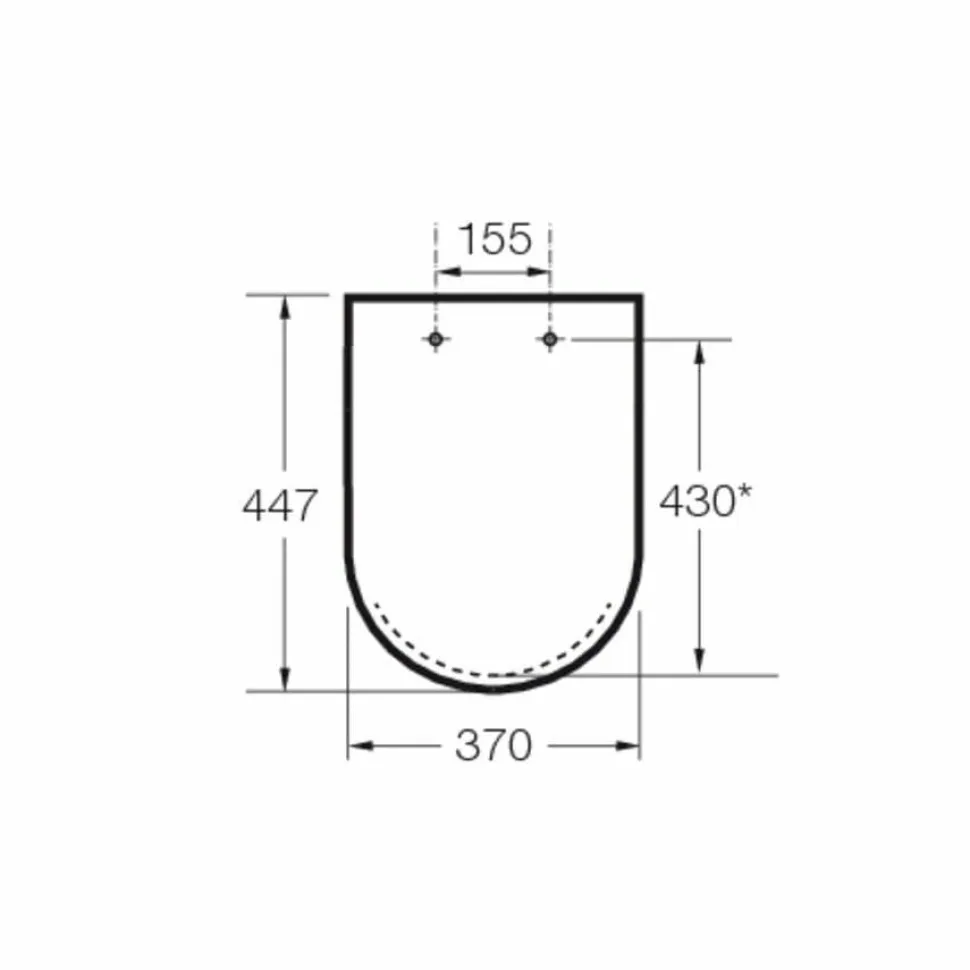 Asiento Y Tapa Para Inodoro – Access – Roca – A801230004