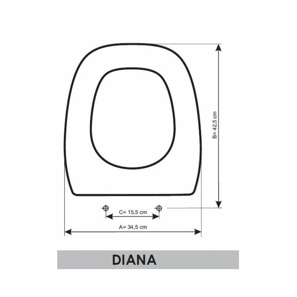 Asiento Y Tapa Para Inodoro – Diana – Gala – G5134001