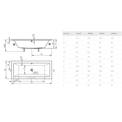 Bañera Confort – Sanycces – Cube