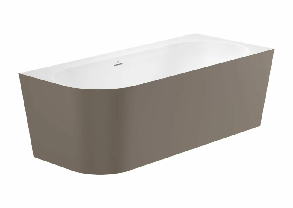 Bañera De STONEX® Café De Esquina Asimétrica Derecha Con Desagüe Click-clack Y Sifón 1700 X 750 X 590 Mm – Raina – Roca – A2486670C0