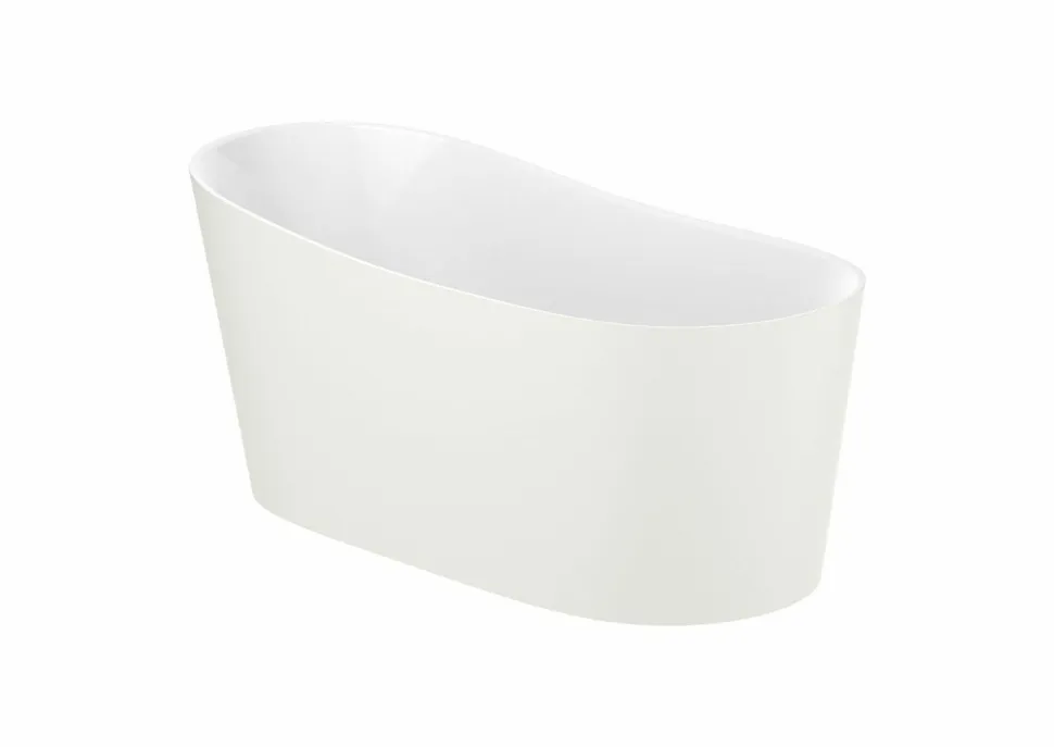 Bañera De STONEX® Ovalada Beige Con Desagüe Click-clack Y Sifón – Maui – Roca – A2484990B0