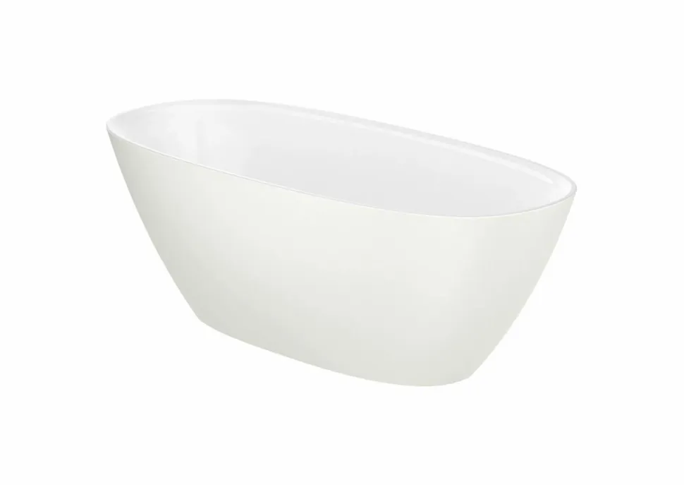 Bañera De STONEX® Oval Beige Con Desagüe Click-clack Y Sifón 1650 X 750 X 570 Mm – Ariane – Roca – A2484700B0