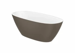 Bañera De STONEX® Oval Café Con Desagüe Click-clack Y Sifón 1650 X 750 X 570 Mm – Ariane – Roca – A2484700C0