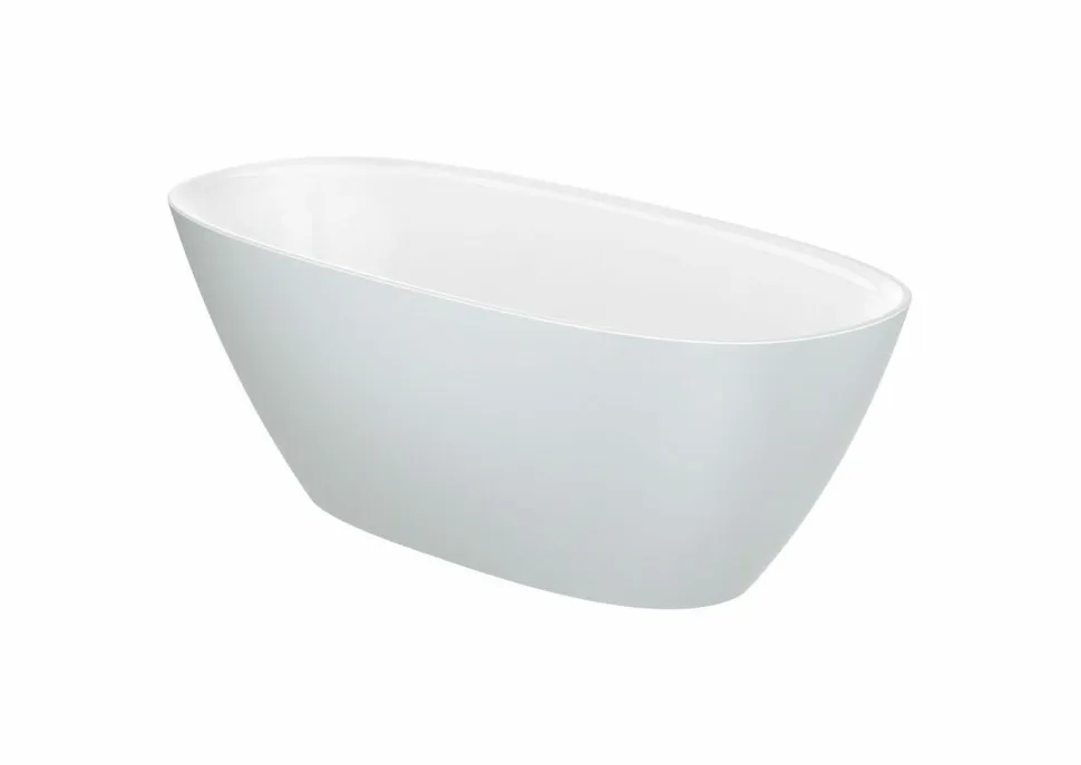 Bañera De STONEX® Oval Perla Con Desagüe Click-clack Y Sifón 1650 X 750 X 570 Mm – Ariane – Roca – A2484700P0