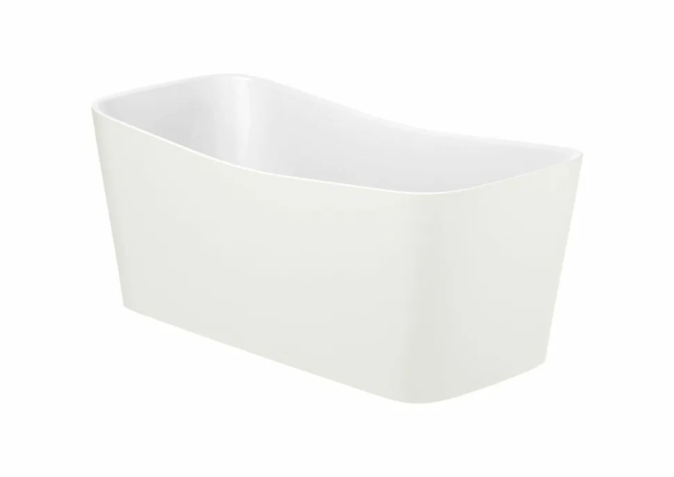 Bañera De STONEX® Rectangular Beige Con Desagüe Click-clack Y Sifón – Maui – Roca – A2485020B0