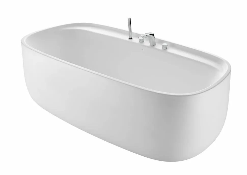 Bañera De SURFEX® Oval Con Agujeros Para Grifería Con Desagüe – Beyond – Roca – A248453000