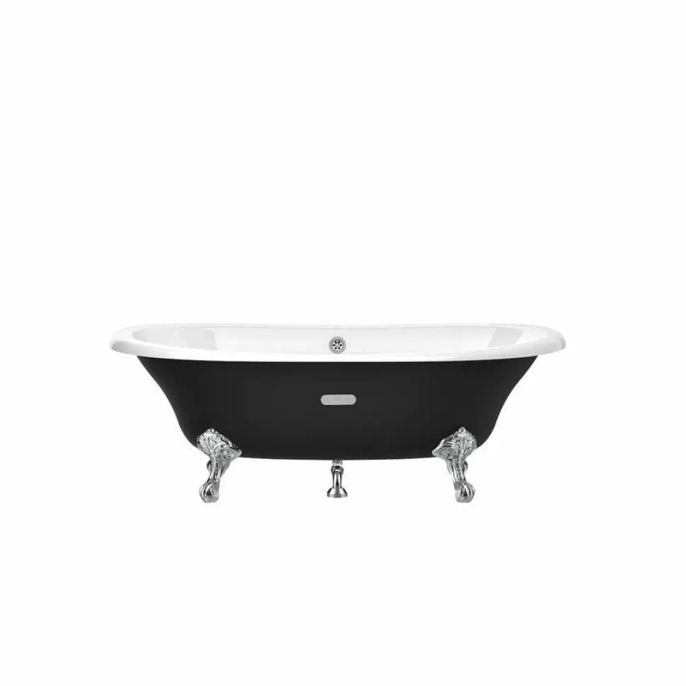 Bañera Oval De Fundición Esmaltada Con Fondo Antideslizante – Newcast – Roca