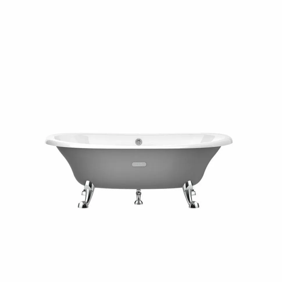 Bañera Oval De Fundición Esmaltada Con Fondo Antideslizante – Newcast – Roca