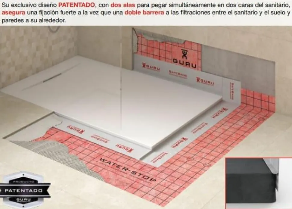 Banda Antifiltraciones, Bolsa SAFEBAND 2 M X 14 Cm – SAFEBAND -IG66016 – Estil Gurú