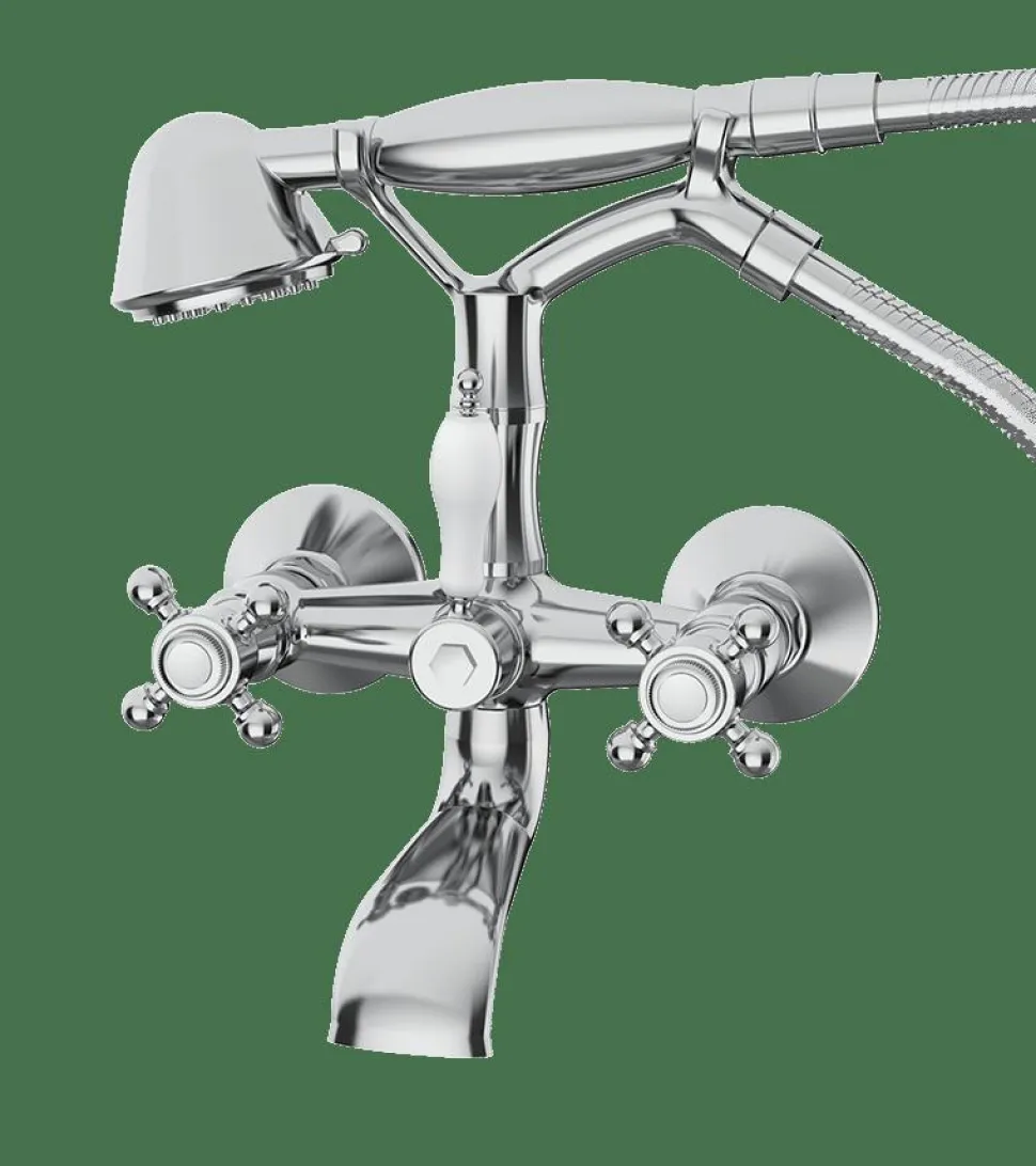 Baño-ducha Monobloc 1866 Cromo Estilo Premium Colección CLÁSICA 206190 – GRB Mixers