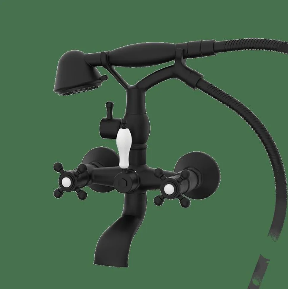 Baño-ducha Monobloc Eco Save 1866 Negro Estilo Premium Colección CLÁSICA 209120 – GRB Mixers