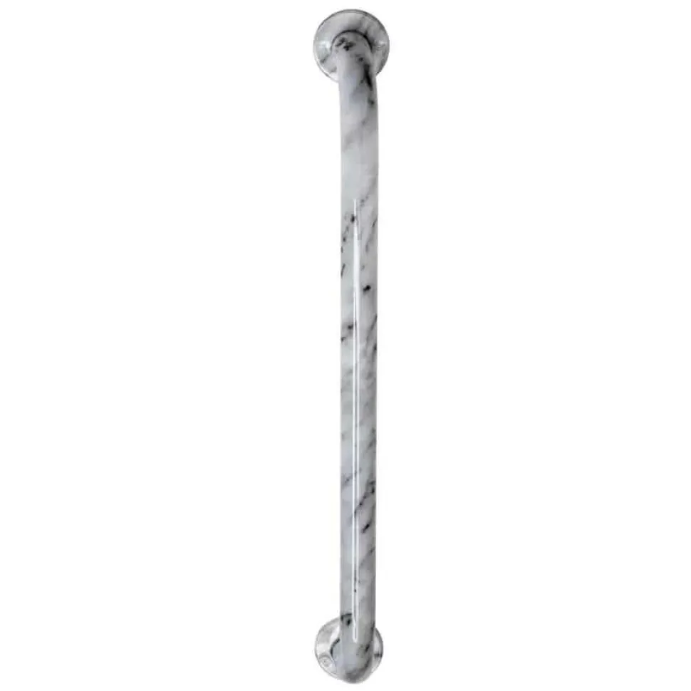 Barra De Apoyo Recta 600 Mm Luxcover Mármol Blanco – Prestoequip – MB570
