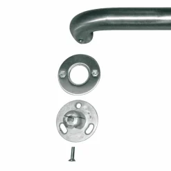 Barra De Apoyo Suelo-pared Inox Blanco – PrestoEquip – 68145