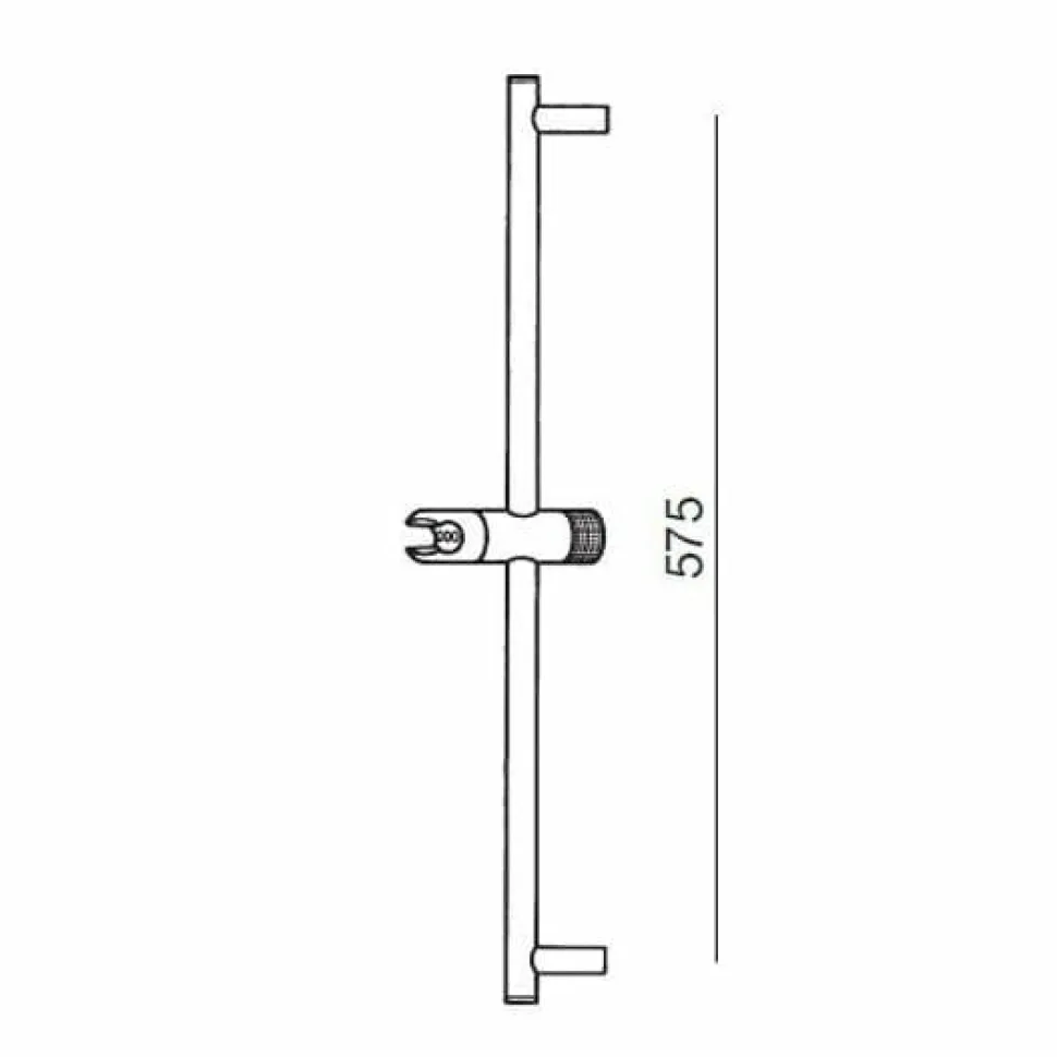 Barra De Ducha Tekno Cromo – 360000 – Galindo