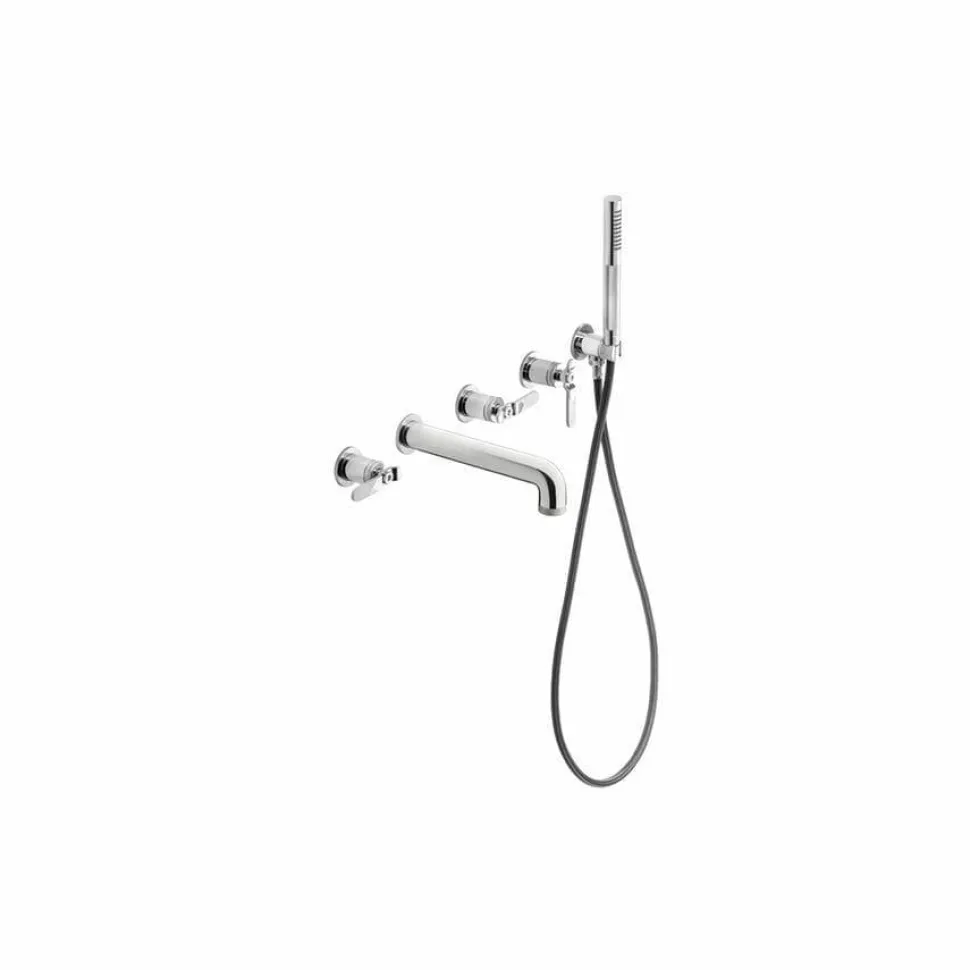 Batería Baño-ducha Mural Pulsador Lever – Strem – 7979400 – Galindo
