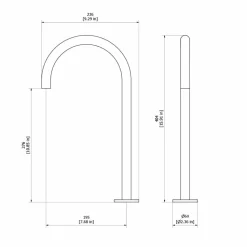 Caño Alto Repisa Zoom Cromo – 4980200 – Galindo
