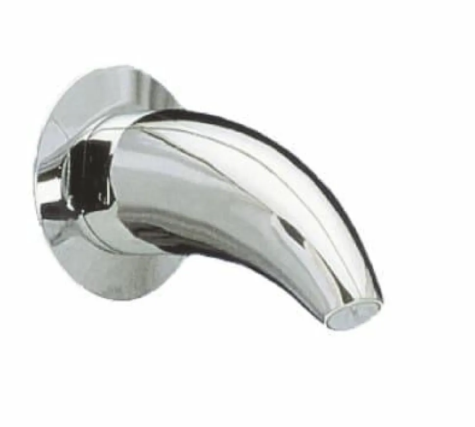 Caño Lavabo Mural Con Embellecedor – 07010.B – Nofer
