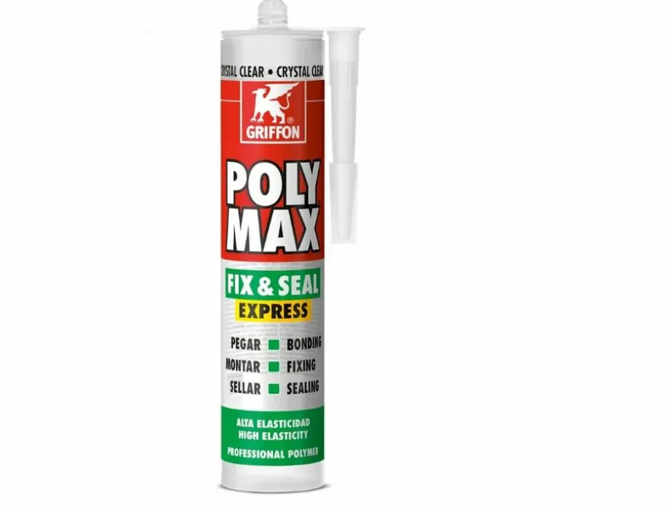 Cartucho Sellador Griffon Polymax Poliuretano (PUR) 300g Transparente – 2182015055 – Griffon