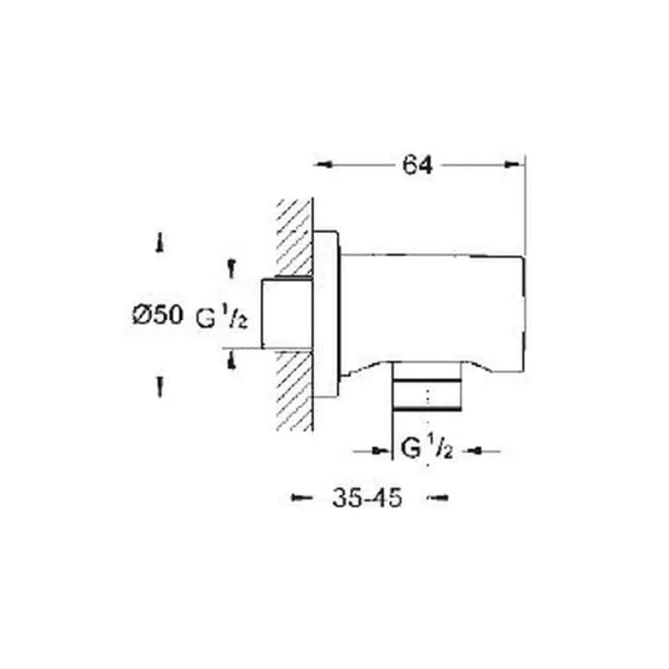 Codo De Salia 1/2* – Rainshower – Grohe
