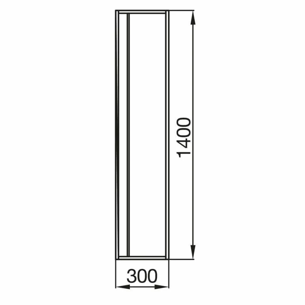 Columna Auxiliar Pilar 1 Puerta Con Cierre Amortiguado, Reversible Y Baldas De Madera. Tirador Incluido – Attila – Salgar