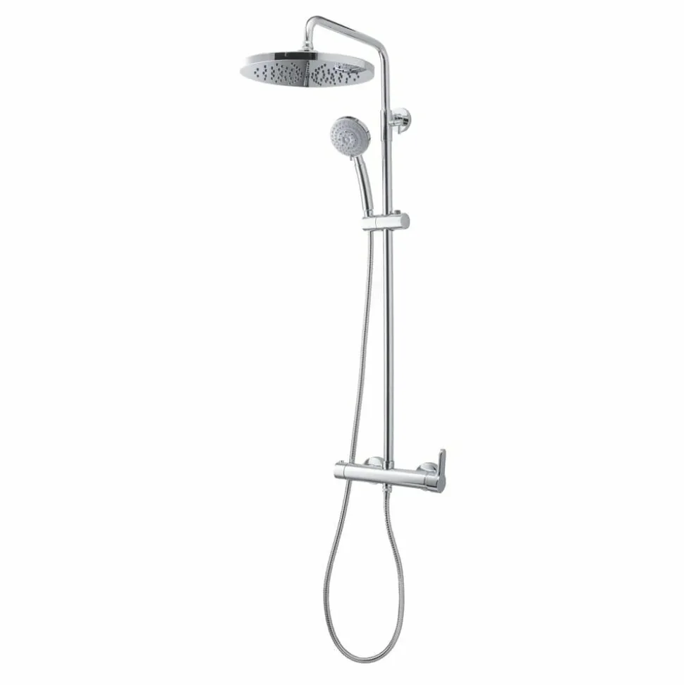Columna De Ducha Mezcladora Zip Plus 2.0 Rociador 200 Mm – 21550100 – Galindo