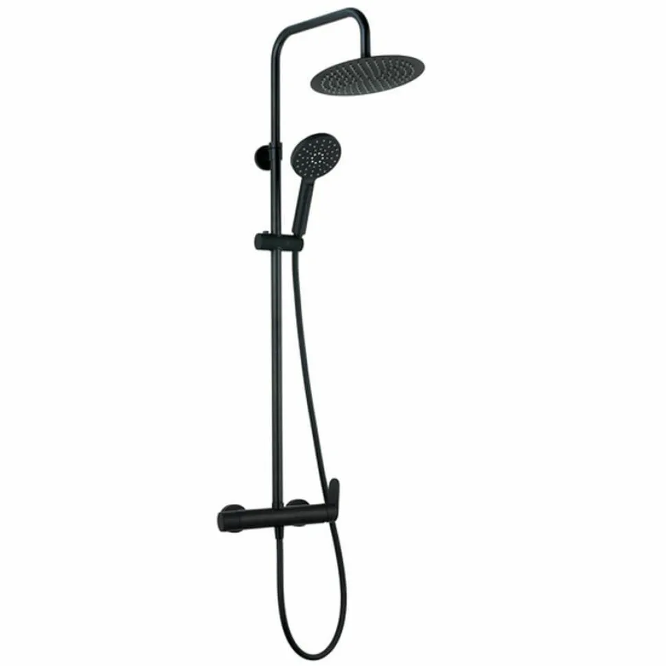 Columna De Ducha Monomando En Acabado Negro – Nite – AQG
