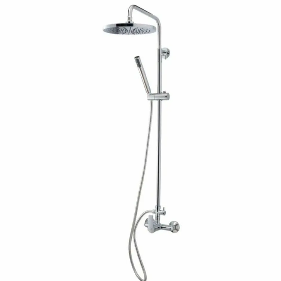 Columna De Ducha Monomando Mezcladora Rociador 250 Mm – Albos – 71250300 – Galindo