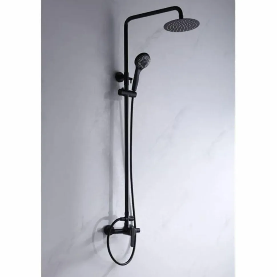 Columna De Ducha Negra – Roma – Imex – BDR001/NG