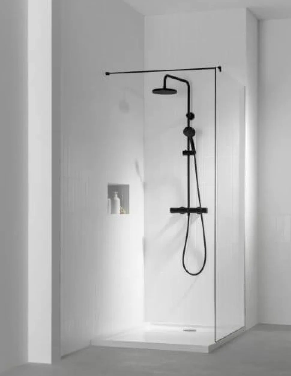 Columna De Ducha Termostática Negra A5A9F18NB0 T – BASIC – VICTORIA – Roca