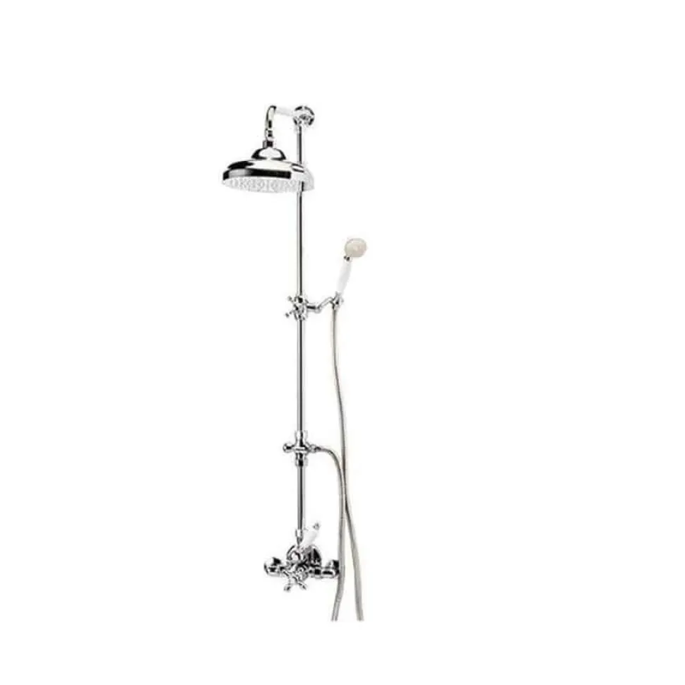 Columna De Ducha Termostática Cromo Con Accesorios De Ducha – Retro – 40049100 – Galindo