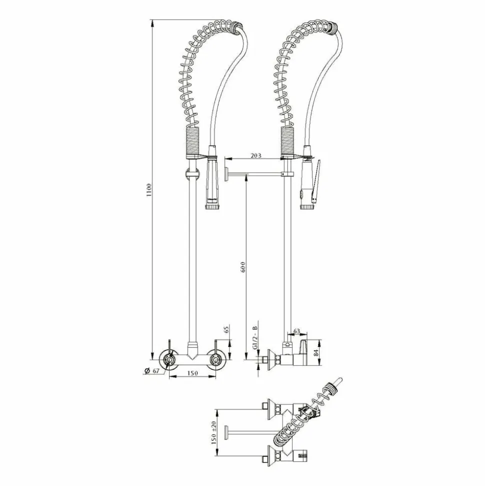 Columna Industrial Mezcladora Accionamiento Mediante Volantes Bimando. – 70814 – Presto Iberica