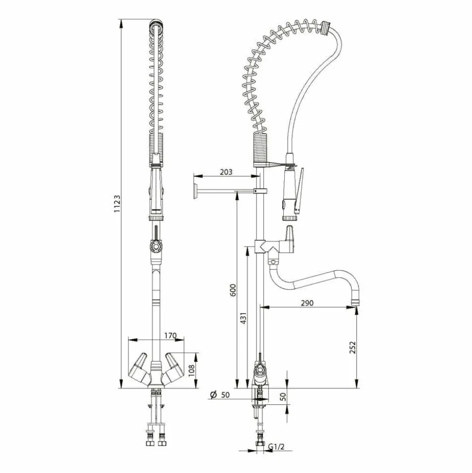 Columna Industrial Mezcladora Accionamiento Mediante Volantes Bimando – 70820 – Presto Iberica