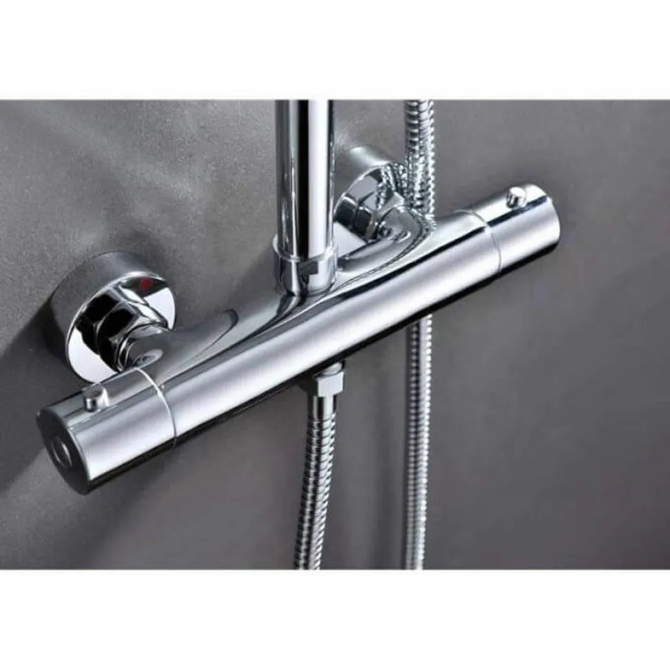 Columna Termostático Ducha Cromo – Londres – Imex – BTL011