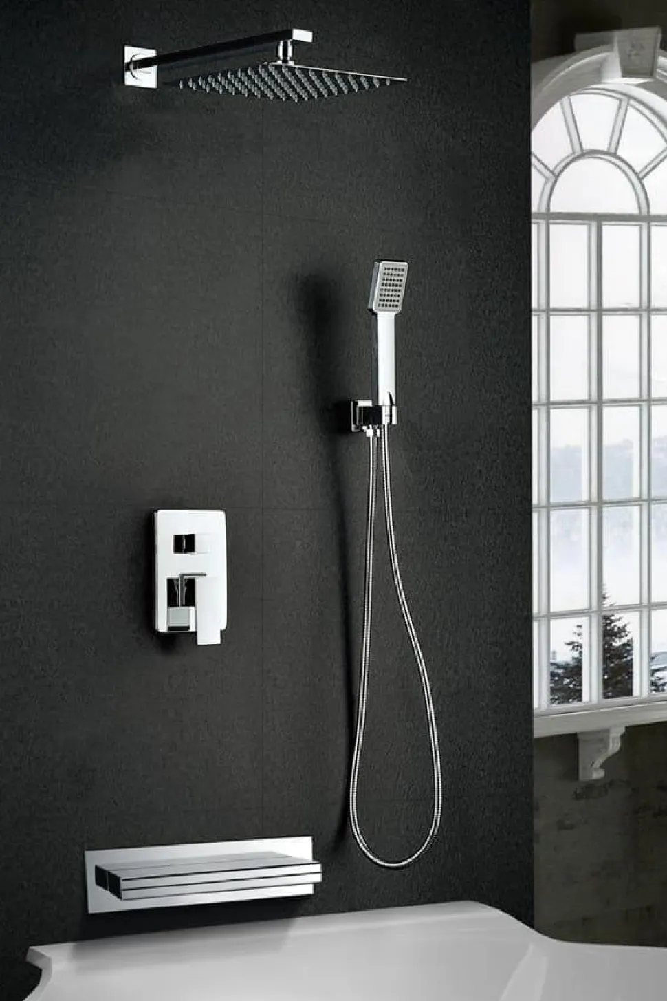 Conjunto Bañera Monomando Empotrado Java – GPV017 – Imex