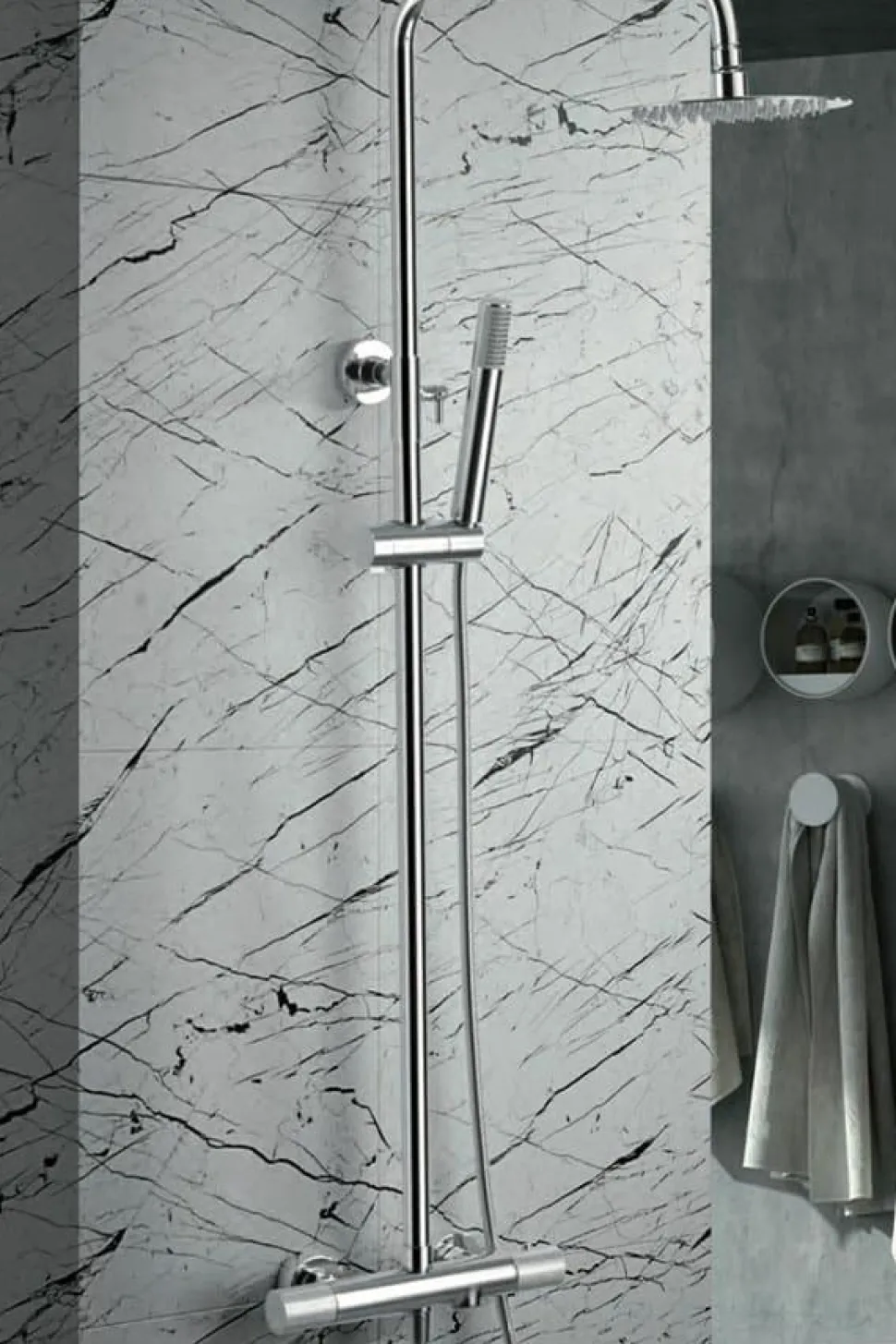 Conjunto Bañera Termostático Line – BTD038-B – Imex