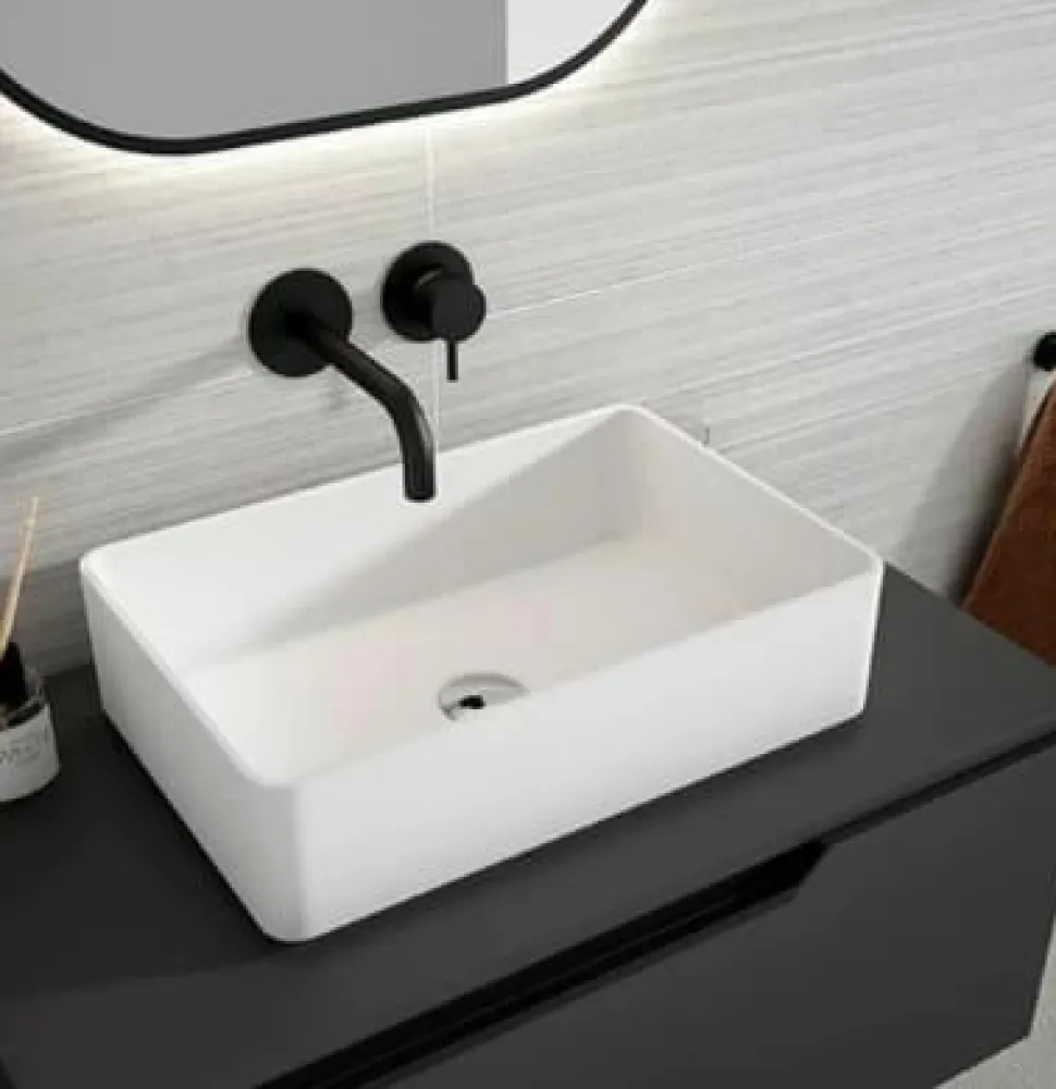Conjunto 120 Cm Mueble Bajo + Encimera De 10 Cm Y Lavabo Sobre Encimera – Nomad – Visobath