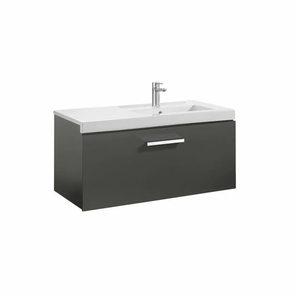 Conjunto Completo Mueble De 1 Cajón + Lavabo De 90 O 110 Cm – Prisma – Roca