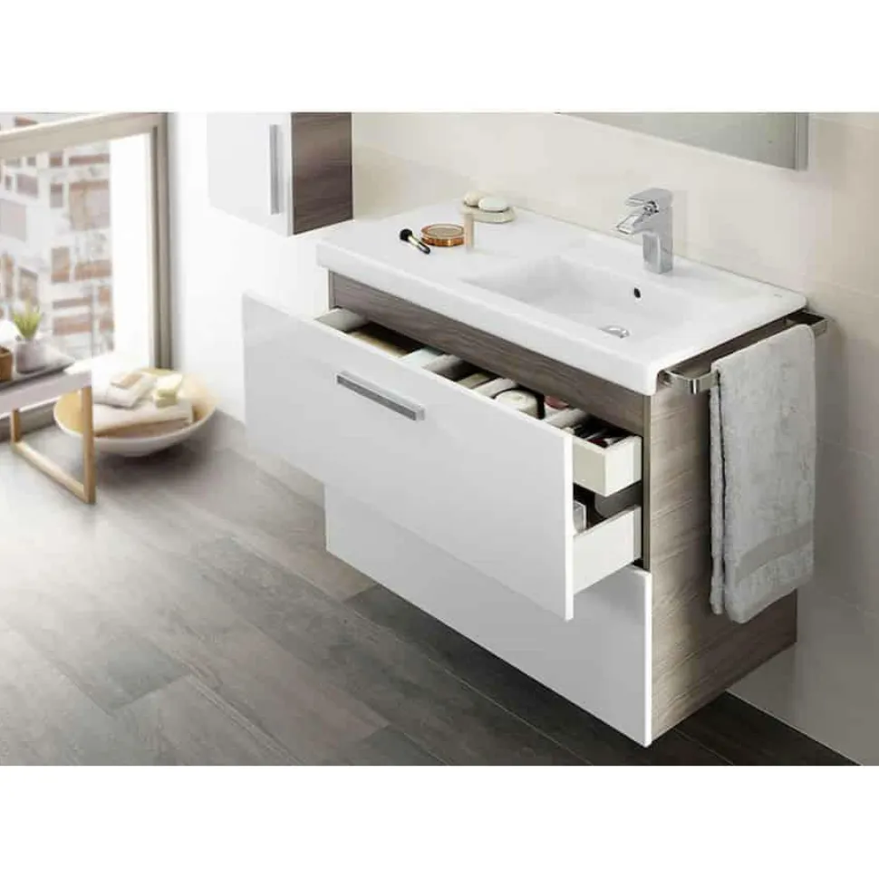 Conjunto Completo Mueble + Lavabo De 90 O 110 Cm – Prisma – Roca
