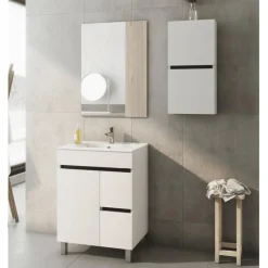 Conjunto Completo Suspendido, Lavabo Y Espejo Fondo 39 – Torvisco Group – Sil
