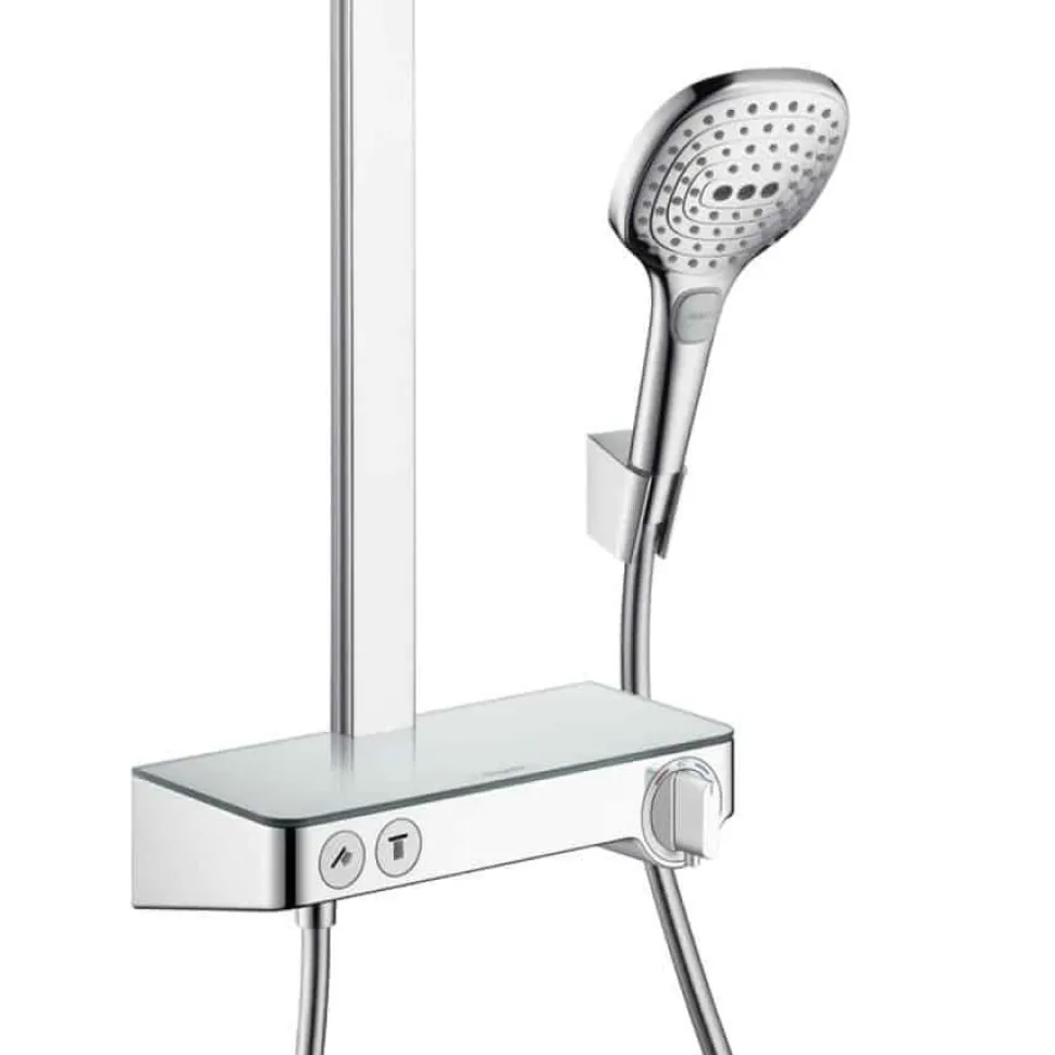Conjunto De Ducha Raindance Select E 360 Showerpipe Termostato Ducha Visto Showertablet Select 300 – Hansgrohe