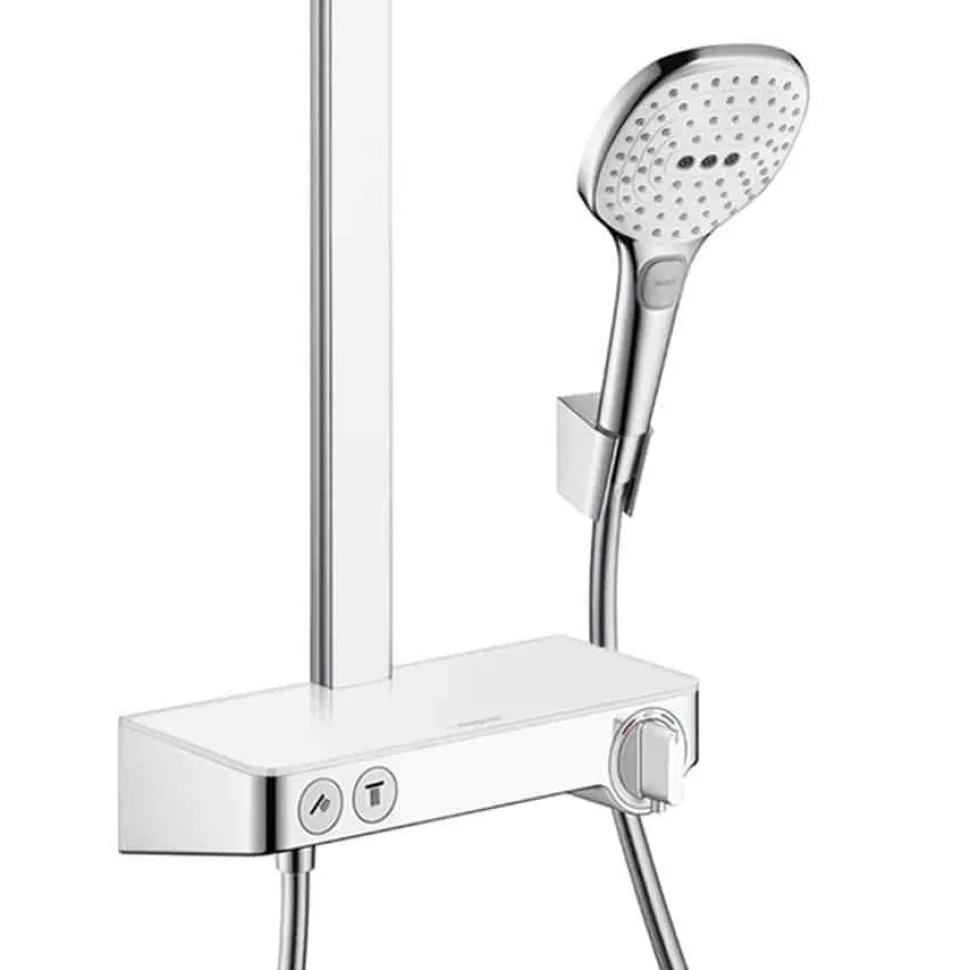 Conjunto De Ducha Raindance Select E 360 Showerpipe Termostato Ducha Visto Showertablet Select 300 – Hansgrohe