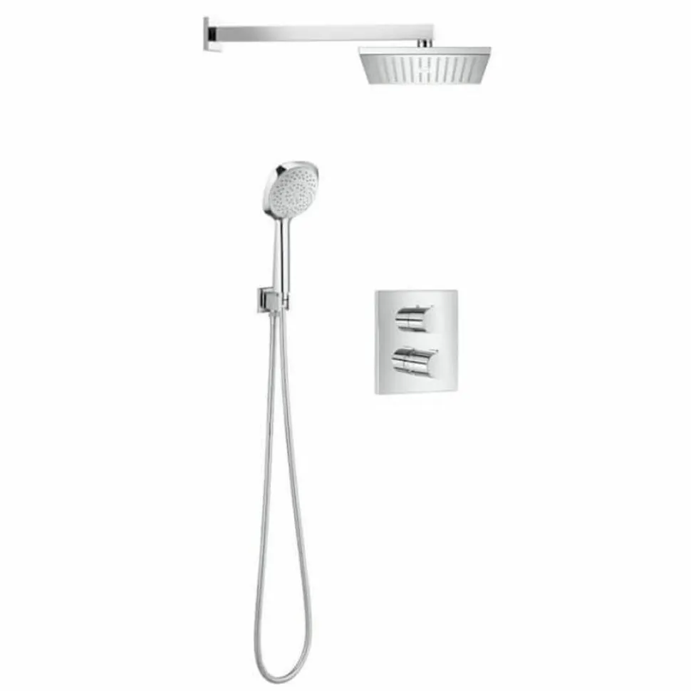 Conjunto De Ducha Termostático Square – T-2000 – Roca