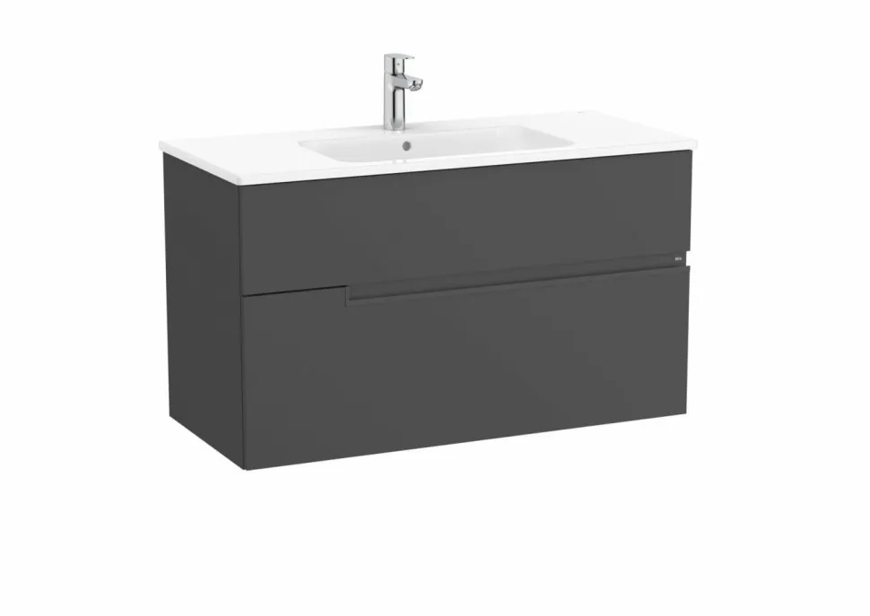 Conjunto De Mueble Base Con Dos Cajones Y Lavabo De Porcelana – Victoria-N – Roca