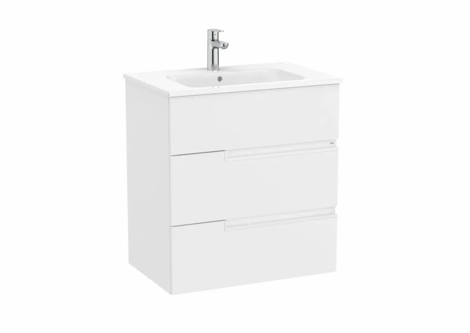 Conjunto De Mueble Base Con Tres Cajones Y Lavabo De Porcelana – Victoria-N – Roca